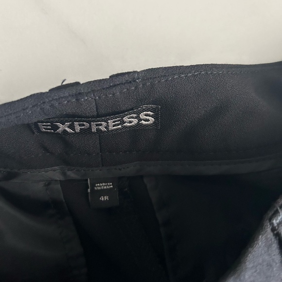 Express Pleated Front Ankle Pants - Picture 3 of 4